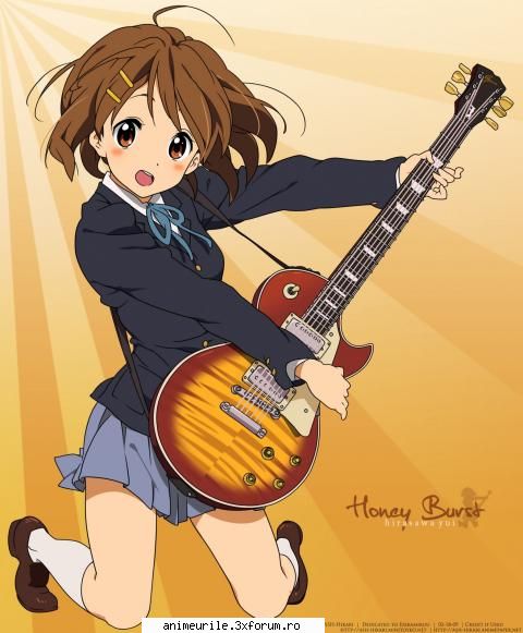 Personajul preferat - Personajul meu preferat e Yui Hirasawa - K-on
